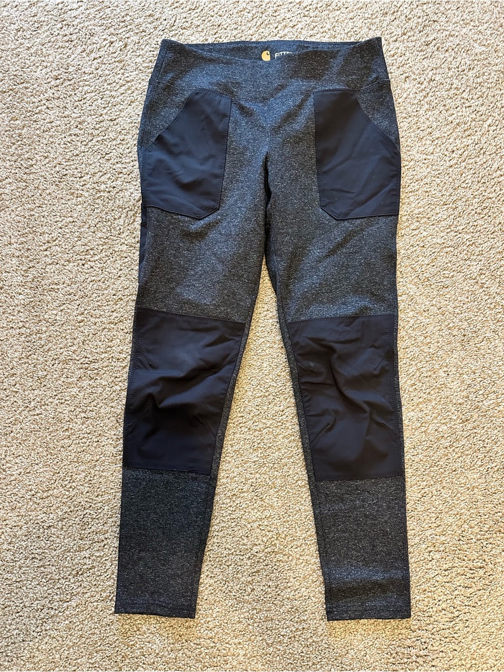 Carhartt Women's Utility Force Two-Tone Gray and Black Work Leggings